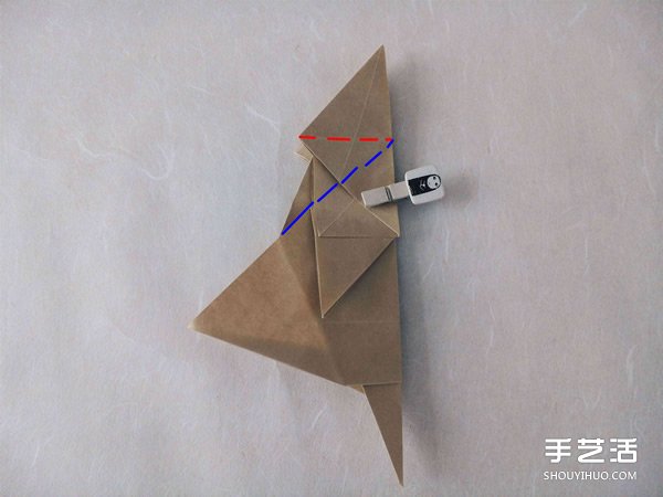 立體兔子的折法圖解 復(fù)雜站立紙兔子折紙教程 -  itrip.net.cn