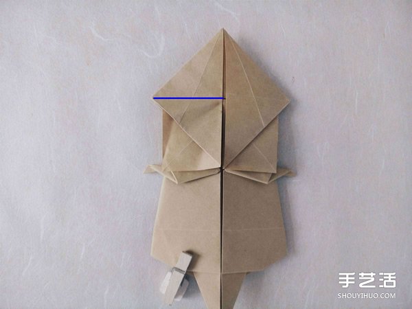 立體兔子的折法圖解 復(fù)雜站立紙兔子折紙教程 -  itrip.net.cn