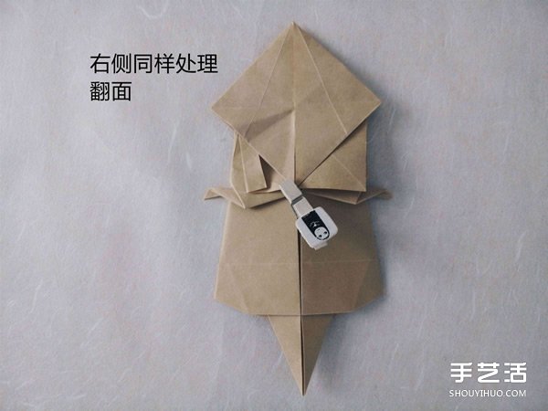立體兔子的折法圖解 復(fù)雜站立紙兔子折紙教程 -  itrip.net.cn