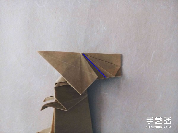 立體兔子的折法圖解 復(fù)雜站立紙兔子折紙教程 -  itrip.net.cn