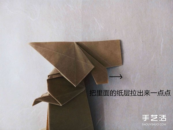 立體兔子的折法圖解 復(fù)雜站立紙兔子折紙教程 -  itrip.net.cn