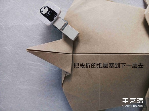 立體兔子的折法圖解 復(fù)雜站立紙兔子折紙教程 -  itrip.net.cn