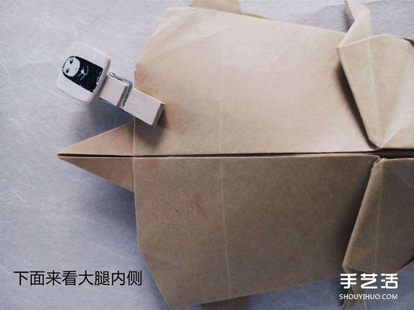 立體兔子的折法圖解 復(fù)雜站立紙兔子折紙教程 -  itrip.net.cn