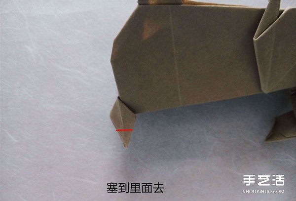 立體兔子的折法圖解 復(fù)雜站立紙兔子折紙教程 -  itrip.net.cn