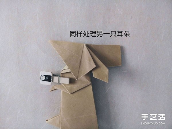 立體兔子的折法圖解 復(fù)雜站立紙兔子折紙教程 -  itrip.net.cn