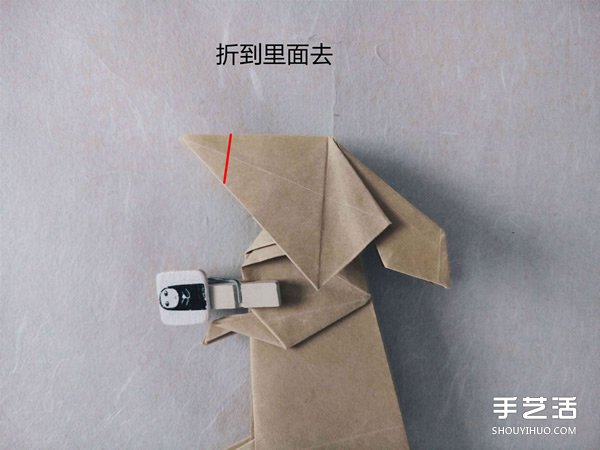 立體兔子的折法圖解 復(fù)雜站立紙兔子折紙教程 -  itrip.net.cn
