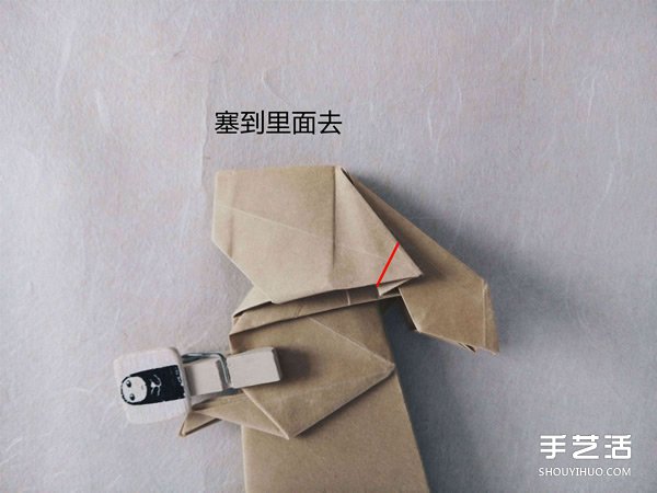 立體兔子的折法圖解 復(fù)雜站立紙兔子折紙教程 -  itrip.net.cn