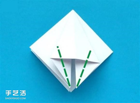 蟹爪蘭的折紙方法圖解 折紙圣誕仙人掌教程 -  itrip.net.cn