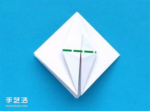 蟹爪蘭的折紙方法圖解 折紙圣誕仙人掌教程 -  itrip.net.cn