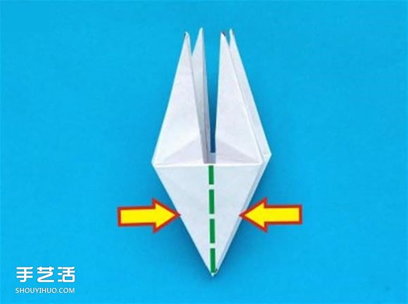 蟹爪蘭的折紙方法圖解 折紙圣誕仙人掌教程 -  itrip.net.cn