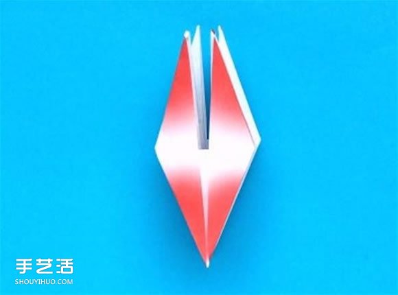 蟹爪蘭的折紙方法圖解 折紙圣誕仙人掌教程 -  itrip.net.cn