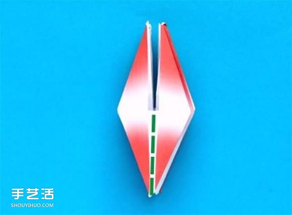 蟹爪蘭的折紙方法圖解 折紙圣誕仙人掌教程 -  itrip.net.cn