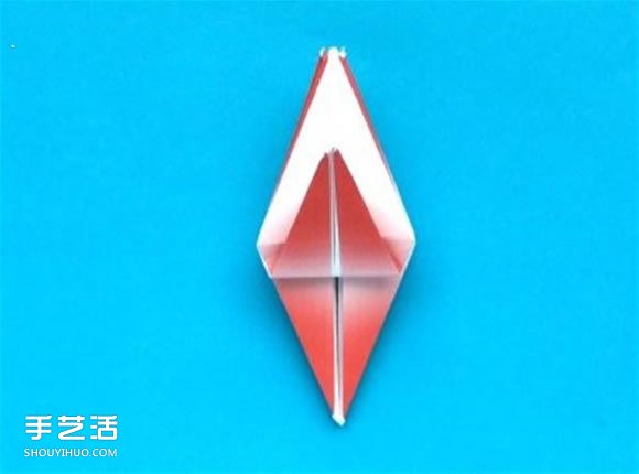 蟹爪蘭的折紙方法圖解 折紙圣誕仙人掌教程 -  itrip.net.cn