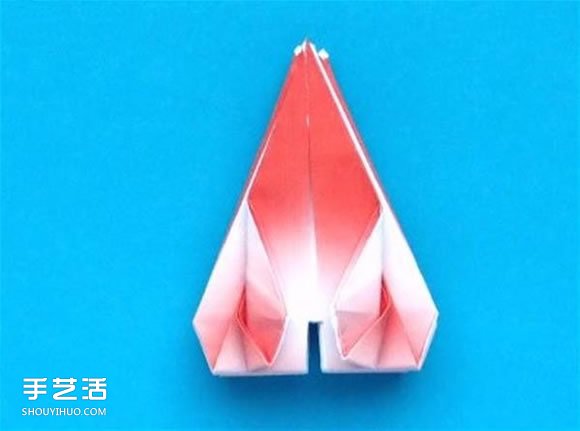 蟹爪蘭的折紙方法圖解 折紙圣誕仙人掌教程 -  itrip.net.cn
