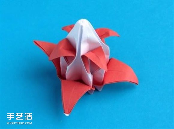 蟹爪蘭的折紙方法圖解 折紙圣誕仙人掌教程 -  itrip.net.cn