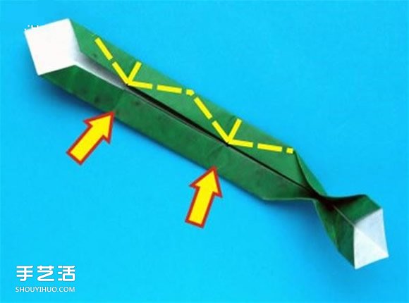 蟹爪蘭的折紙方法圖解 折紙圣誕仙人掌教程 -  itrip.net.cn
