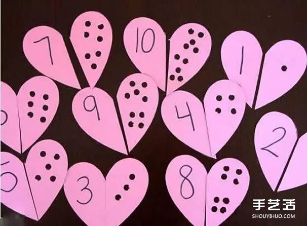 簡單幼兒園玩教具制作 讓孩子玩數字小游戲 -  itrip.net.cn