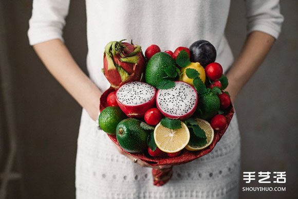 可食用蔬果手捧花 吃貨們眼睛都為之一亮啦! -  itrip.net.cn