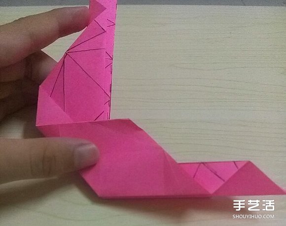 小松英夫的馬折紙圖解 超詳細(xì)立體馬的折法教程 -  itrip.net.cn