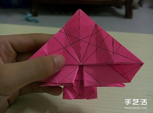 小松英夫的馬折紙圖解 超詳細(xì)立體馬的折法教程 -  itrip.net.cn