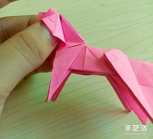 小松英夫的馬折紙圖解 超詳細(xì)立體馬的折法教程 -  itrip.net.cn