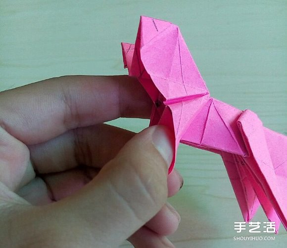 小松英夫的馬折紙圖解 超詳細(xì)立體馬的折法教程 -  itrip.net.cn