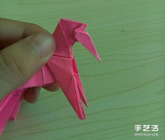 小松英夫的馬折紙圖解 超詳細(xì)立體馬的折法教程 -  itrip.net.cn