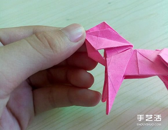 小松英夫的馬折紙圖解 超詳細(xì)立體馬的折法教程 -  itrip.net.cn