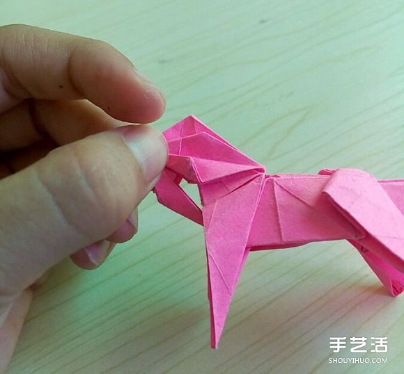 小松英夫的馬折紙圖解 超詳細(xì)立體馬的折法教程 -  itrip.net.cn