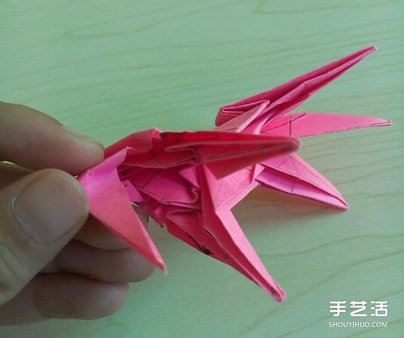 小松英夫的馬折紙圖解 超詳細(xì)立體馬的折法教程 -  itrip.net.cn