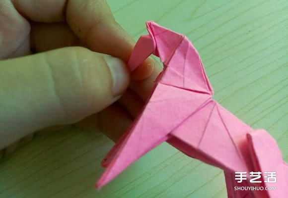 小松英夫的馬折紙圖解 超詳細(xì)立體馬的折法教程 -  itrip.net.cn