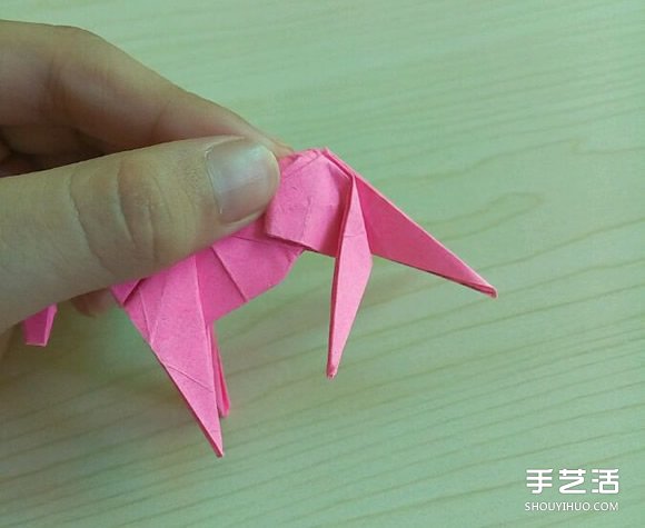小松英夫的馬折紙圖解 超詳細(xì)立體馬的折法教程 -  itrip.net.cn