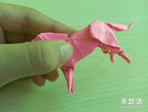 小松英夫的馬折紙圖解 超詳細(xì)立體馬的折法教程 -  itrip.net.cn