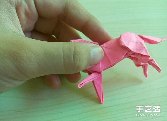 小松英夫的馬折紙圖解 超詳細(xì)立體馬的折法教程 -  itrip.net.cn