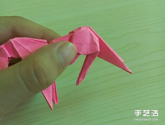 小松英夫的馬折紙圖解 超詳細(xì)立體馬的折法教程 -  itrip.net.cn