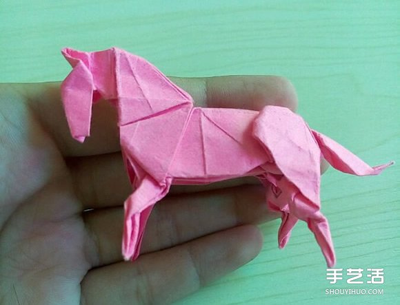 小松英夫的馬折紙圖解 超詳細(xì)立體馬的折法教程 -  itrip.net.cn