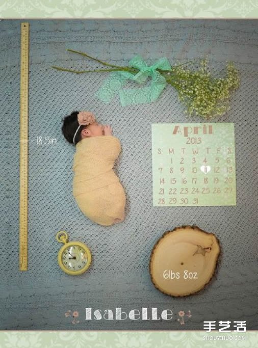 借助于日常生活小物的創(chuàng)意寶寶照片欣賞  -  itrip.net.cn