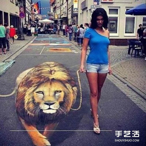 街頭3D立體畫作品欣賞 3D立體街頭涂鴉圖片 -  itrip.net.cn