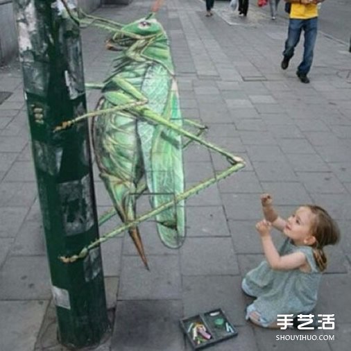街頭3D立體畫作品欣賞 3D立體街頭涂鴉圖片 -  itrip.net.cn