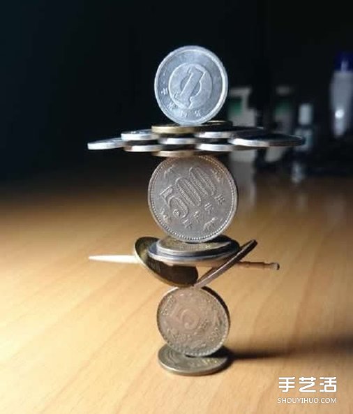 超牛平衡術(shù)表演 硬幣平衡游戲這么玩才夠強！ -  itrip.net.cn