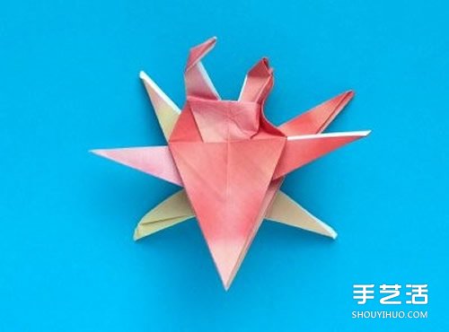 折紙?bào)π返牟襟E圖解 復(fù)雜螃蟹折紙圖解教程 -  itrip.net.cn
