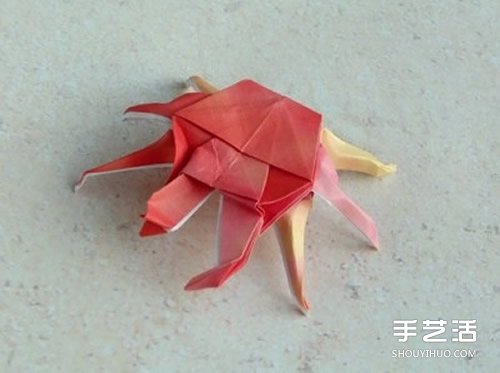 折紙?bào)π返牟襟E圖解 復(fù)雜螃蟹折紙圖解教程 -  itrip.net.cn