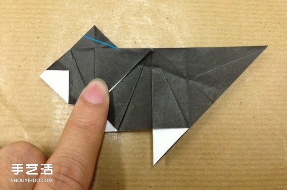 小動物折紙步驟圖 用紙折小動物的方法圖解 -  itrip.net.cn
