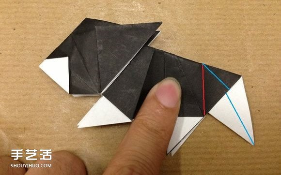 小動物折紙步驟圖 用紙折小動物的方法圖解 -  itrip.net.cn