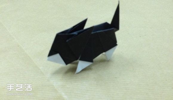 小動物折紙步驟圖 用紙折小動物的方法圖解 -  itrip.net.cn