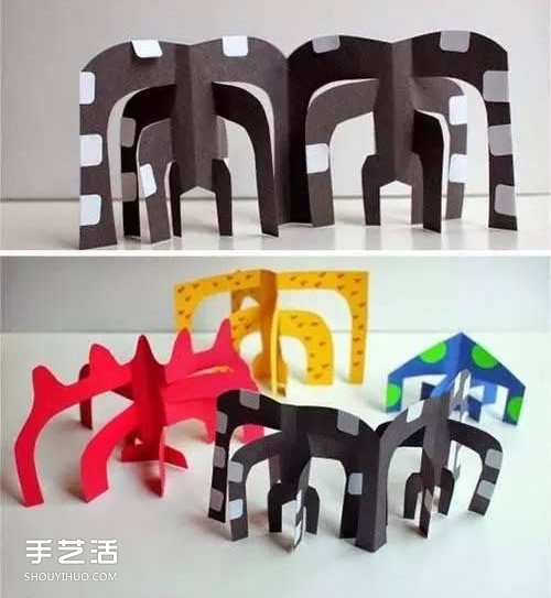 幼兒卡紙小制作圖片 簡單卡紙手工制作大全 -  itrip.net.cn
