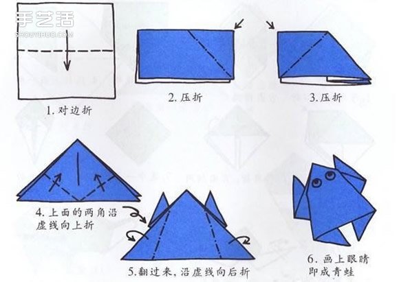 10個兒童手工折紙圖解 簡單幼兒折紙教程大全 -  itrip.net.cn