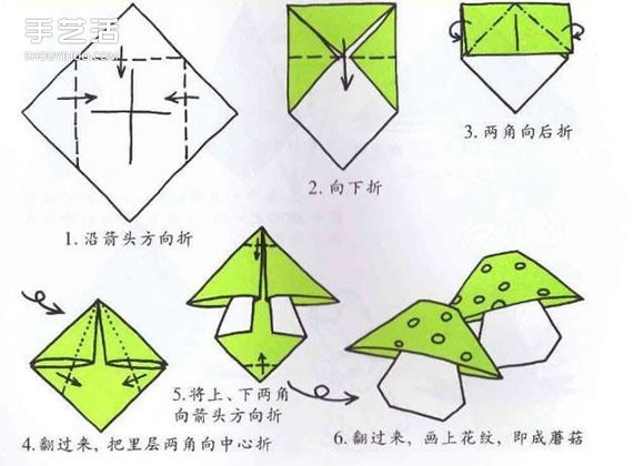 10個兒童手工折紙圖解 簡單幼兒折紙教程大全 -  itrip.net.cn