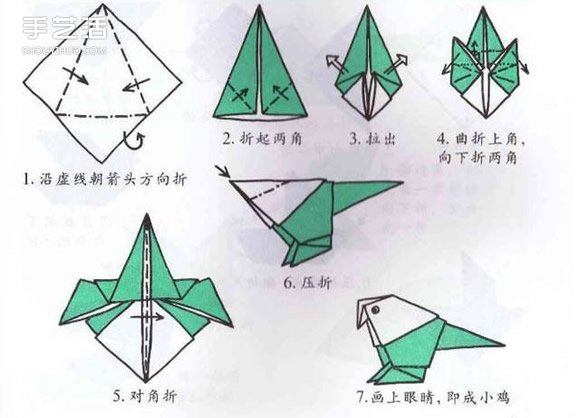 10個兒童手工折紙圖解 簡單幼兒折紙教程大全 -  itrip.net.cn