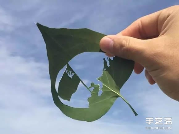 葉子切割畫(huà)作品圖片 精美手工葉切畫(huà)圖片欣賞 -  itrip.net.cn